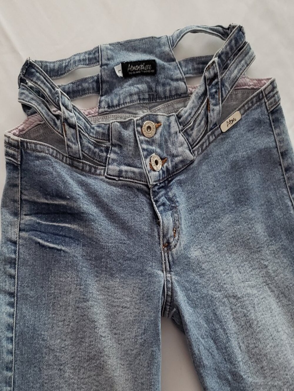 *ENDS 9/1* Atmosphere Y2K flare jeans cutouts - Picture 3 of 6